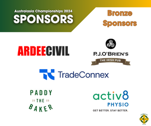 Australasia Championships Bronze Sponsors